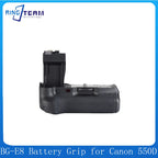 BG-550D BG-E8 Vertical Battery Grip for Canon EOS 550D 600D 650D 700D Rebel T2i T3i T4i T5i Anti-slip Stable Shooting