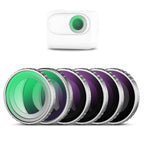 NEEWER ND Filter Kit Compatible with Insta360 GO 3S, UV+CPL+ND8+ND16+ND32+ND64 Filters, Action Camera Accessories