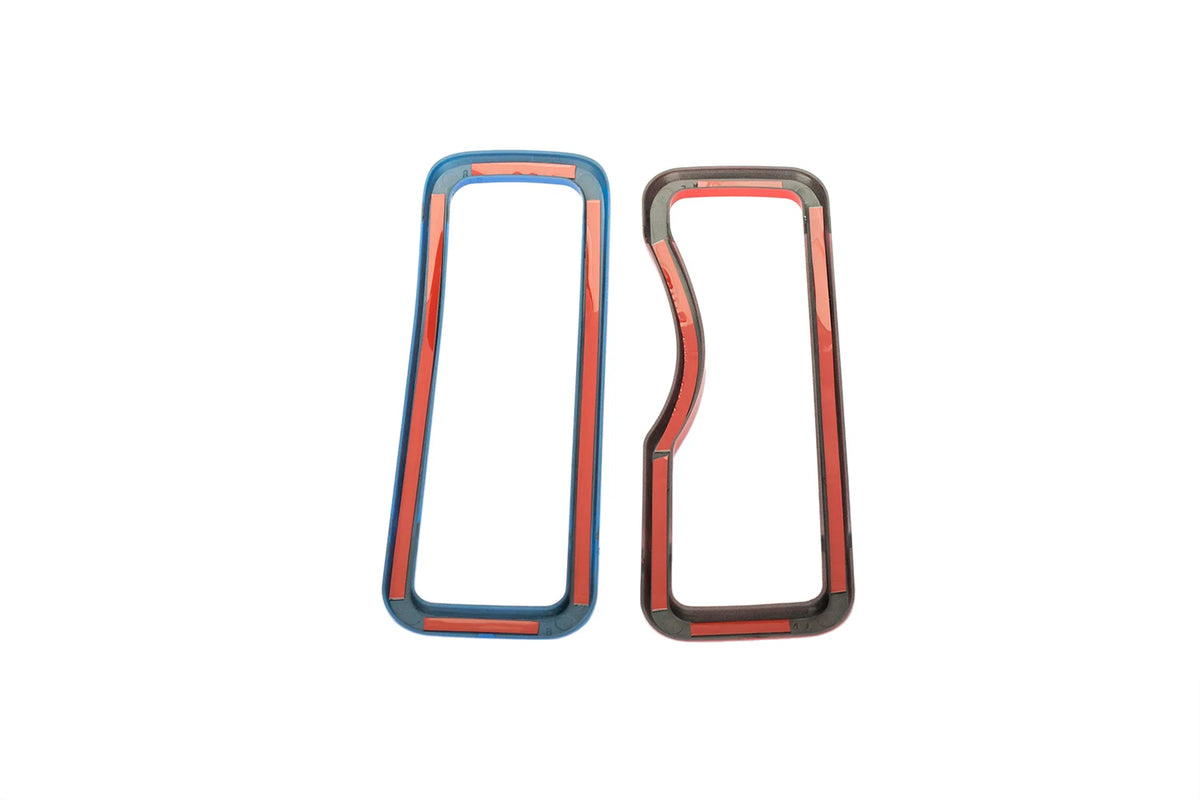 for Jeep Wrangler JL Gladiator JT 2024 2025 Car Front Grill Rings Frame Grille Inserts Cover Trim Exterior Accessories
