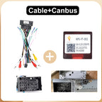 2DIN car stereo fascia panel + wiring harness adapter with CANBUS for Ducato/Boxer/Jumper 2006-2022