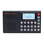 Ultra-portable multifunctional radio, full frequency range, rechargeable, for indoor/outdoor use, with memory card slot and MP3