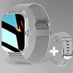 LAXASFIT New Smart Watch HD Display Answer Call Make Calls Message Preview Sport Modes Smartwatch DIY Dial Men Women