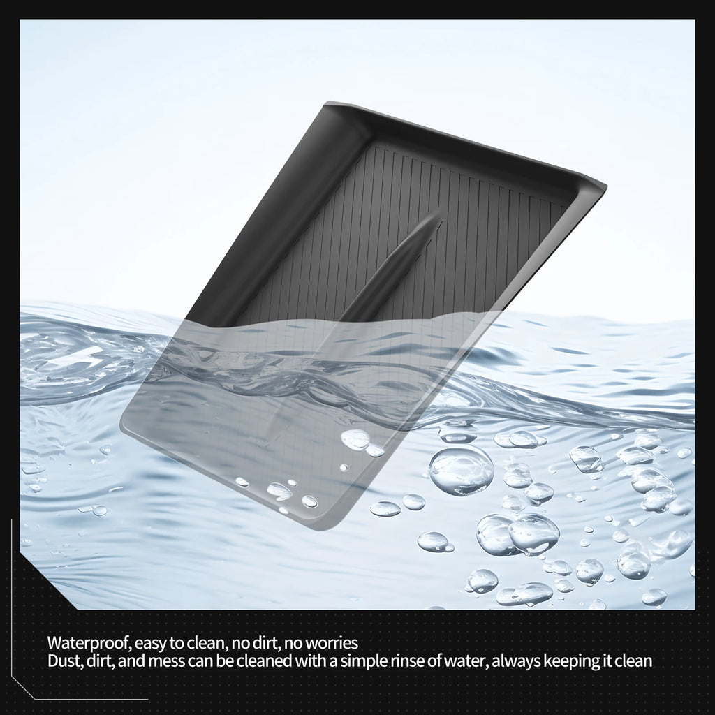 LUCKEASY for Tesla Model Y Launch 2025 Juniper Car Anti Dirt Pad Mobile Wireless Charging Anti-Slip Mats Silicone Accessiories