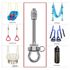 ABWZ-4X Heavy Duty Swing Hook Yoga Hammock Sandbag Hook Hanging Chair Accessories For Playground Porch Yoga Hammock