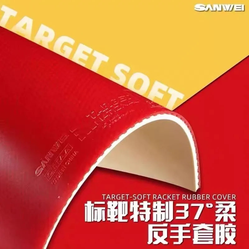 Sanwei Target Special 37-degree Soft Table Tennis Racket Rubber Backhand Inner Energy Glue-free Sticky Inverted Rubber