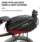 ThinkRider Bicycle Hard Shell Saddle Bag 14L Large Capacity, Water-Resistant, Rain Cover