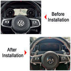 For VW Golf 7 GTI R GTE GTD Volkswagen Tiguan R-line Car Steering Wheel Replace Shift Paddles DSG Extension Shifters Accessories