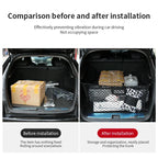 Car Trunk Net For Wey Tank 300 GWM HEV 2023 2022 2021 2020 Trunk Net Mesh Elastic Nylon Luggage Storage Auto Interior Accessorie