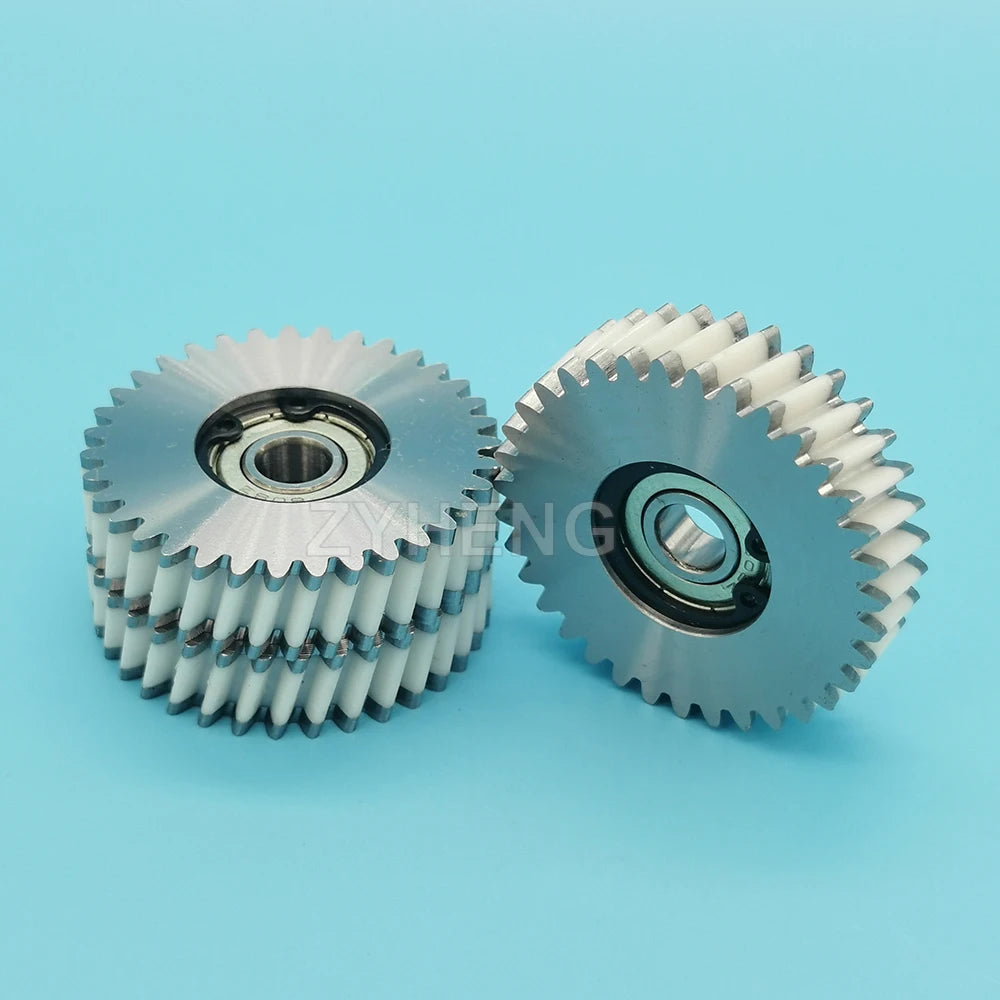 47.5x12mm Oblique Planetary Gear 35 Teeth Helical Gear With 8mm Bearings E-bike Nylon and Steel Gear For Electric Bike Hub Motor
