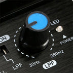12V 600W Mono Car Audio Amplifier Powered Subwoofer Bass Amplifiers Board Player Automotive Amplifie r Module 3D Crystal Power