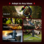 SmallRig RM 03 Macro Photography LED Light 5 Colors with Diffuser, Four-Leaf Barndoor Spotlight Stop Motion Animation Windproof