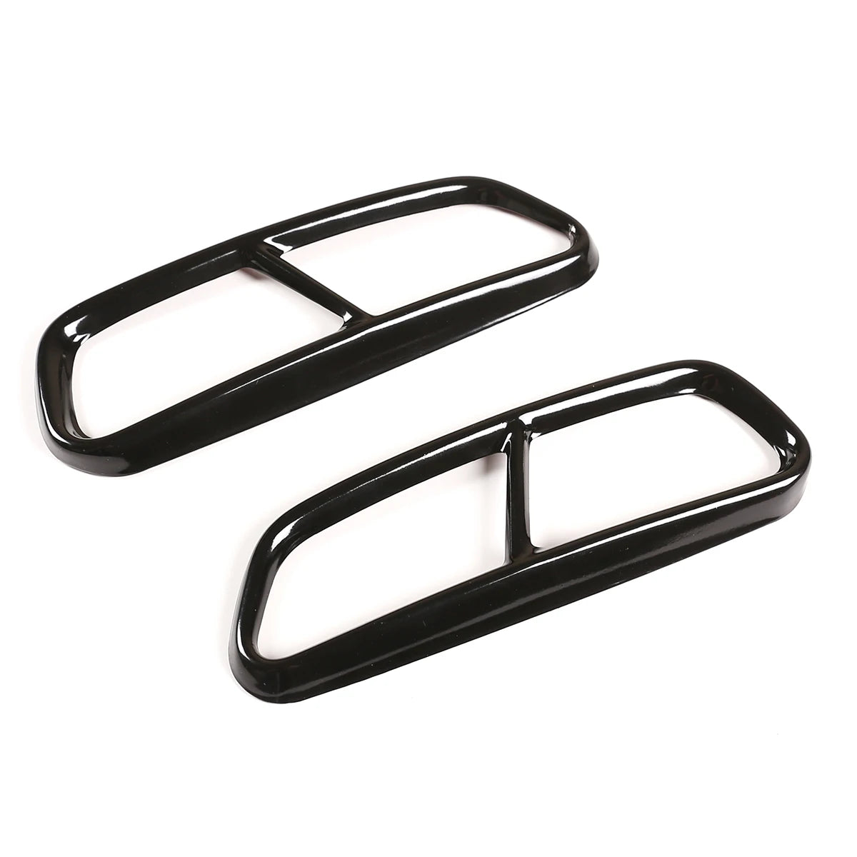 For Audi A6 C7 2016-2018 Stainless Steel Car Tail Throat Pipe Modified Cover Car Exhaust Tail Pipes Decoration Frame Accessories