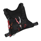 Camping Tactical Vest Bag Outdoor Sports Front Chest Rig Fishing  Running Cycling Motorcycling Workouts for Men Women Backpack