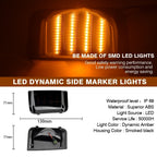 68374916AA For Peugeot Boxer Fiat Ducato Citroen Dynamic LED Turn Signal Light Side Mirror Indicator Sequential Blinker Lamp