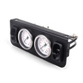 Panel Paddle Valve Switch with Two Air Suspension Pressure Gauge, Air Fittings, Contorl Air Bags in Car Suspension System