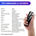 G6 Language Translator Machine Supports 150 Online Languages Bidirectional Real-time Translation Photo Translation for Travel An