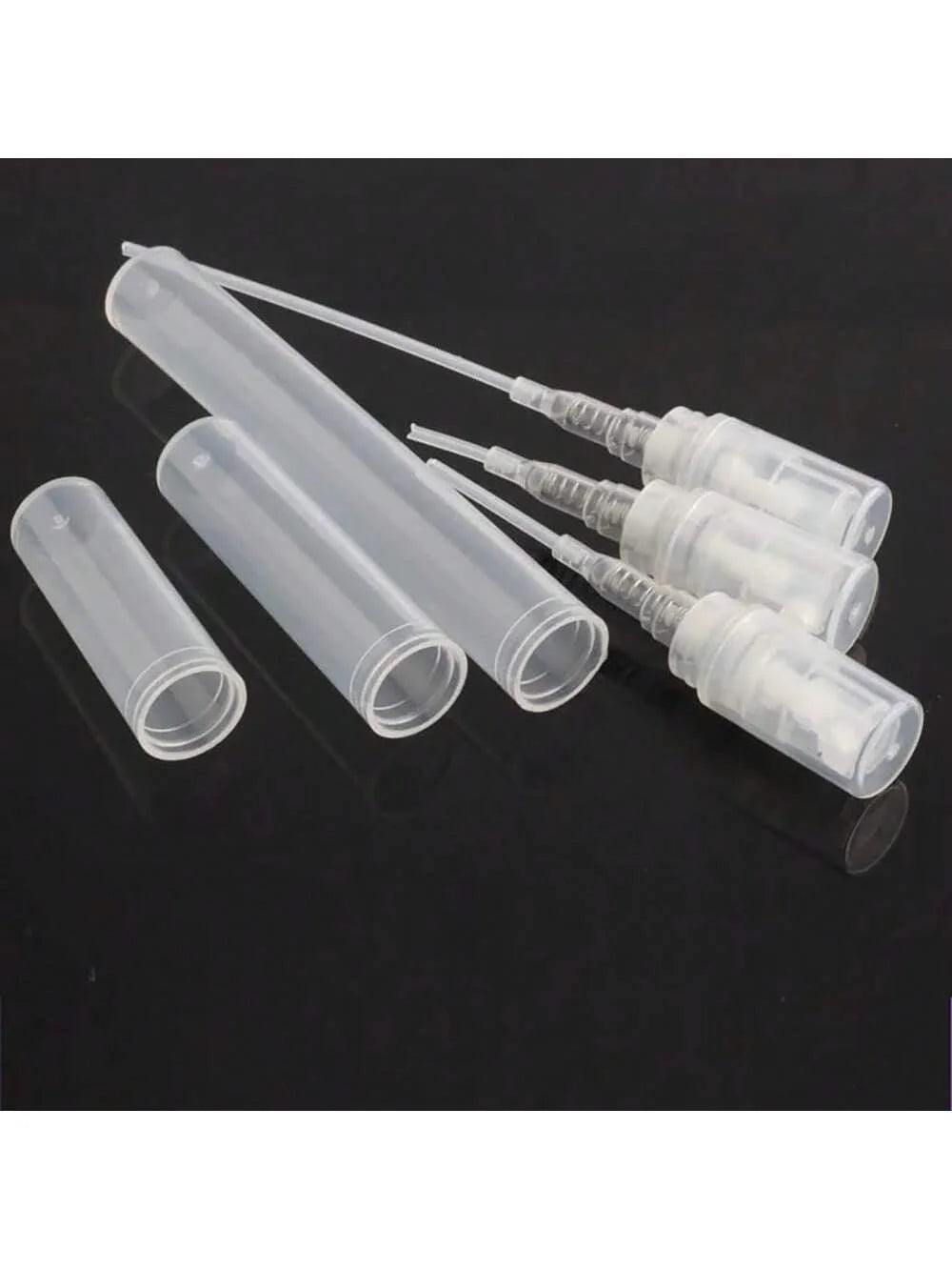 50/100/batch 2ml3ml5ml plastic snap bottle leakproof mini perfume bottle lightweight portable moisturizing spray bottle