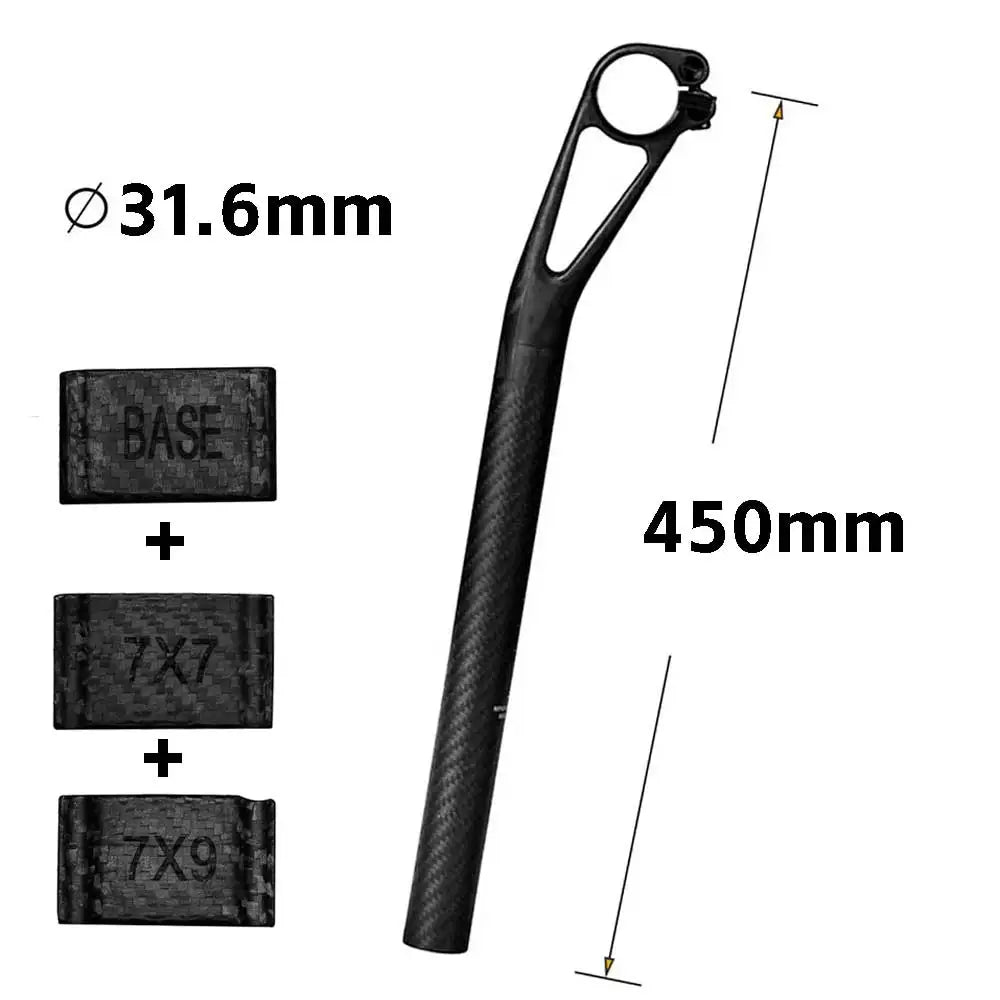 ELITAONE Master Series Carbon Seatpost 27.2 30.9 31.6mm 25mm Offset Ultralight 150g MTB/Road Bike Cycling Bicycle Seat Tube