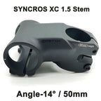 SYNCROS -14° / 50mm XC 1.5 Stem for The 2021 SCOTT Spark RC Bike Stem From Taiwan 7075 Alloy Mtb Stem Mountain Bike Accessories