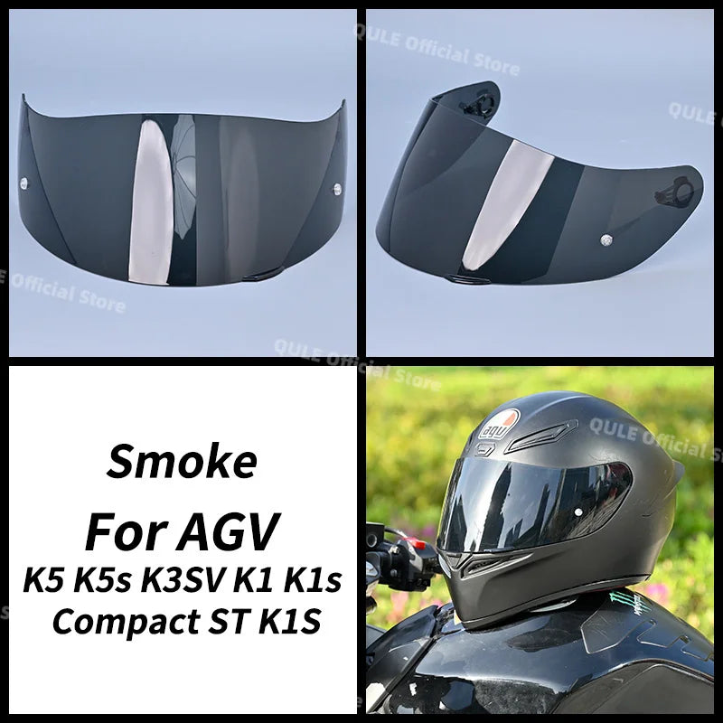 For AGV K5 K5S K5-S K3SV K1 K1S Compact ST Motorcycle Helmet Visor Lens Shield Glasses Full face Pin Accesorios Para Moto Casque