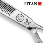 Titan hair scissors vg10 steel, sharp scissors Professional Cutting hairdressing shears barber scissors