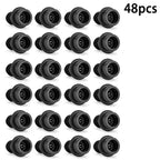 Wine Saver Vacuum Stoppers,Vacuum  Pump Preserver Wine Saver Reusable Bottle Sealer Keeps Wine Fresh, Set of 24, Black