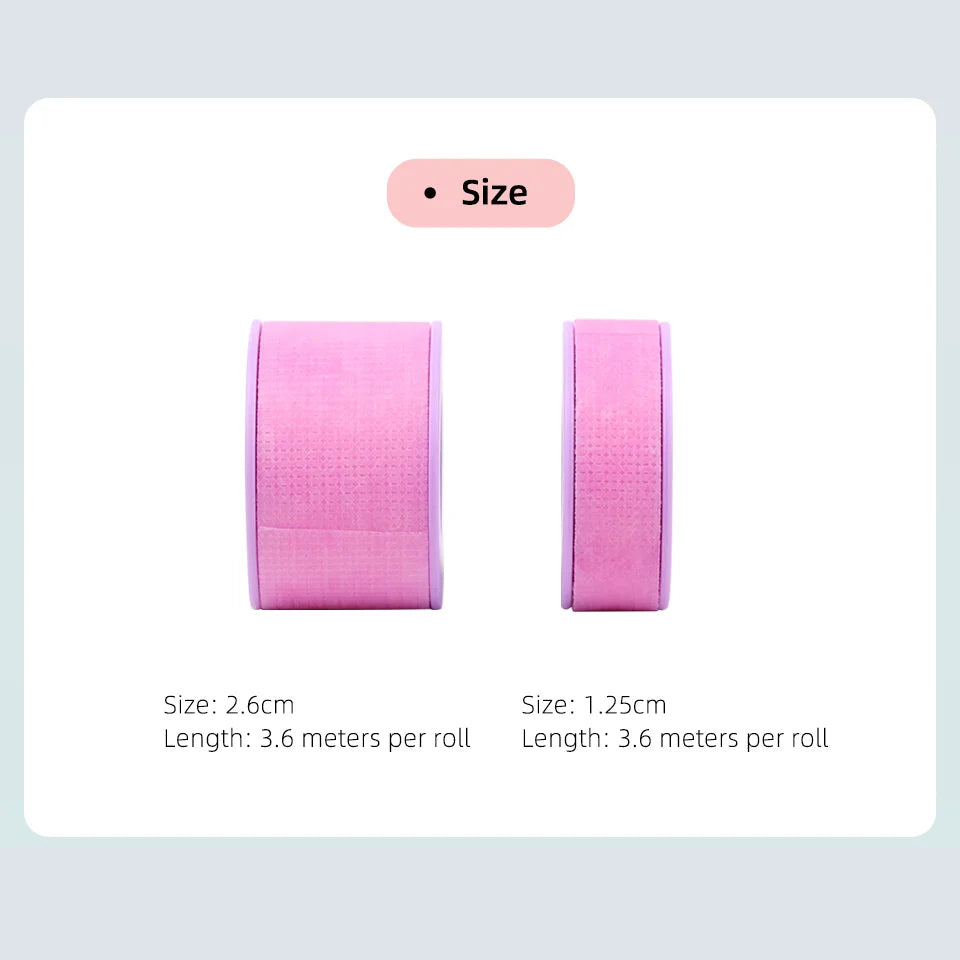50Rolls/Lot Silicone Gel Tape For Eyelash Extension Sensitive Skin Multi Use Non-Woven Breathable Under Eye Pad Patches Supplier