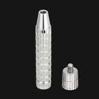 Men's Manual Shaver Accessories 316 L Stainless Steel Double Edge Safety Razor Handle（Without Head）