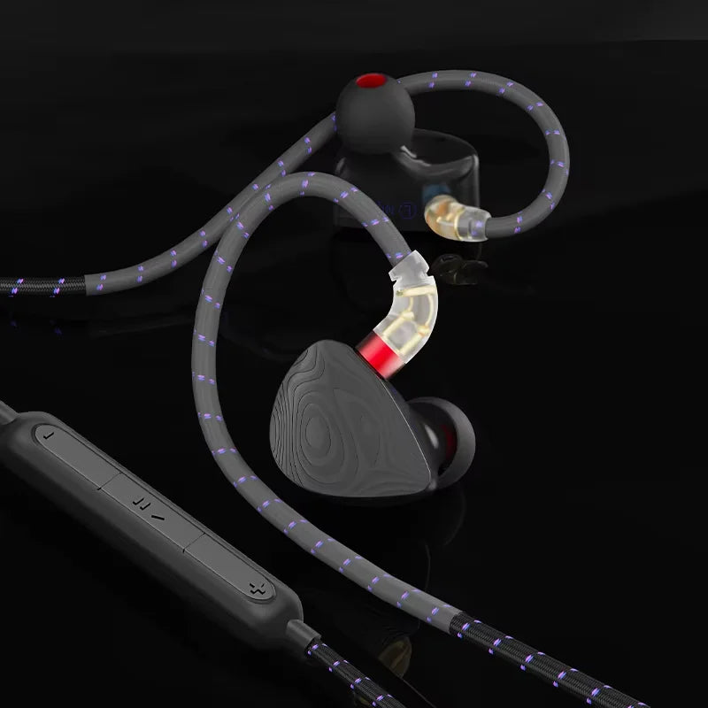 CVJ Nightelf In Ear Earphones 3 DD Dual-Channel Three-unit 3.5mm Metal plug Earphone with silver-plated wire  Headphones Yukimi