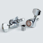 GUYKER Chrome Guitar Locking Tuners Electric Guitar Machine Heads Tuners Metal Lock Silver Guitar Tuning Pegs