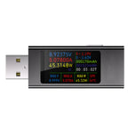 1pc KWS-MX23 USB Ammeter Tester 1.06" IPS Display 4-30V/0-12A Mobile Phone Charging Monitor  Voltage Current Detection