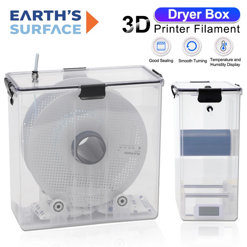 Filament Dryer Box for 3D Printer Parts Upgrade Airtight And Moisture-Resistant for 3D Filament Storages Keep Filaments Dry Boxs