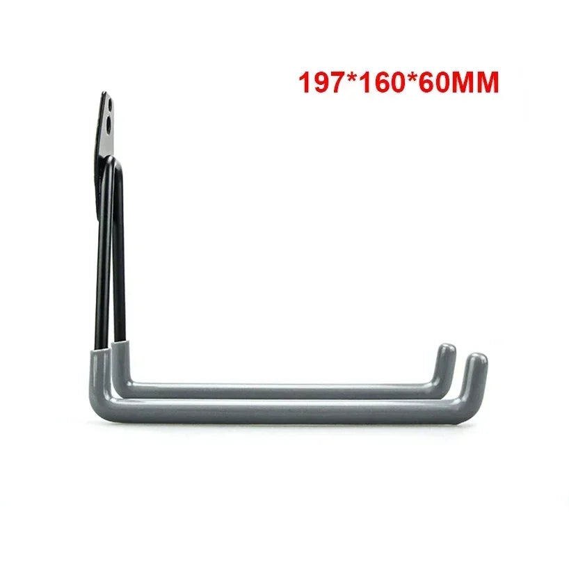 Wall Mount Heavy Duty Metal Hook Garage Organizer Hooks Water Pipe Bicycle Hanger Anti-slip Storage Hook For Ladders Garden Tool