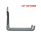 Wall Mount Heavy Duty Metal Hook Garage Organizer Hooks Water Pipe Bicycle Hanger Anti-slip Storage Hook For Ladders Garden Tool