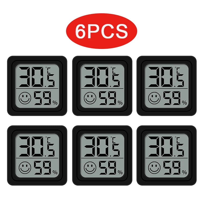 6-10pcs Digital Thermometer Hygrometer Indoor Mini Temperature LCD Electronic Monitor Hygrometer Outdoor Room Baby