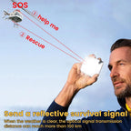 Outdoor field Survival Signal Mirror Sunlight Reflector for Hiking Camping Emergencies First Aid Marine vessel Raft SOS