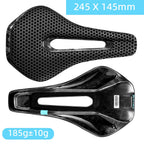 RYET 3D Printed Full Carbon Bicycle Saddle 245mm *135/145/155mm Bike Saddle for MTB Gravel Road Bike Seat bicycle parts