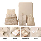 Travel Set Storage Bags Clothes Digital Toiletries Shoes Organizer bag Student Dormitories Clothing Sorting Bags Packing Cubes