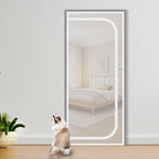 Zipper Screen Door Net U-Shaped Thicken Anti-mosquito Keeping Cats Dogs Running Out Resistant Mesh for Home Bedroom Living Room