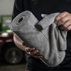 50pcs Thickened Microfiber Cleaning Cloths Roll, Tearable Highly Absorbent Reusable Wipes