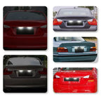 2PCS White LED License Plate Light Lamp For BMW 3 Series E46 4D 1998-2003 5D Touring 1998-2005 Error Free
