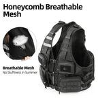 Rhinowalk Motorcycle Backpack Vest Universal Cycling Riding Outdoor Portable Traveling Sporting Pack With Helmet Net