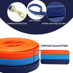 Heavy Duty PVC Training Dog Leash, 6FT Waterproof Chew Resistant Recall Lead with 360° Swivel Buckle