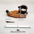 Trimming Machine Balance Board Flip Board Bottom Plate Slotting Chamfering Woodworking Electric Wood Milling Installation Board