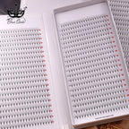 XXL Mega Trays Handmade Eyelash Premade Narrow Volume Fan Ultra Dark Pointy Base Promade Fans Eyelash Extensions Supplies
