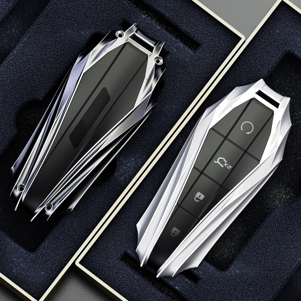 Car Zinc Alloy Key Case For BYD Atto 3 Han EV Dolphin Durable Second Song Pro Tang Dm QIn PLUS MAX Yuan Key Holder Cover Chain