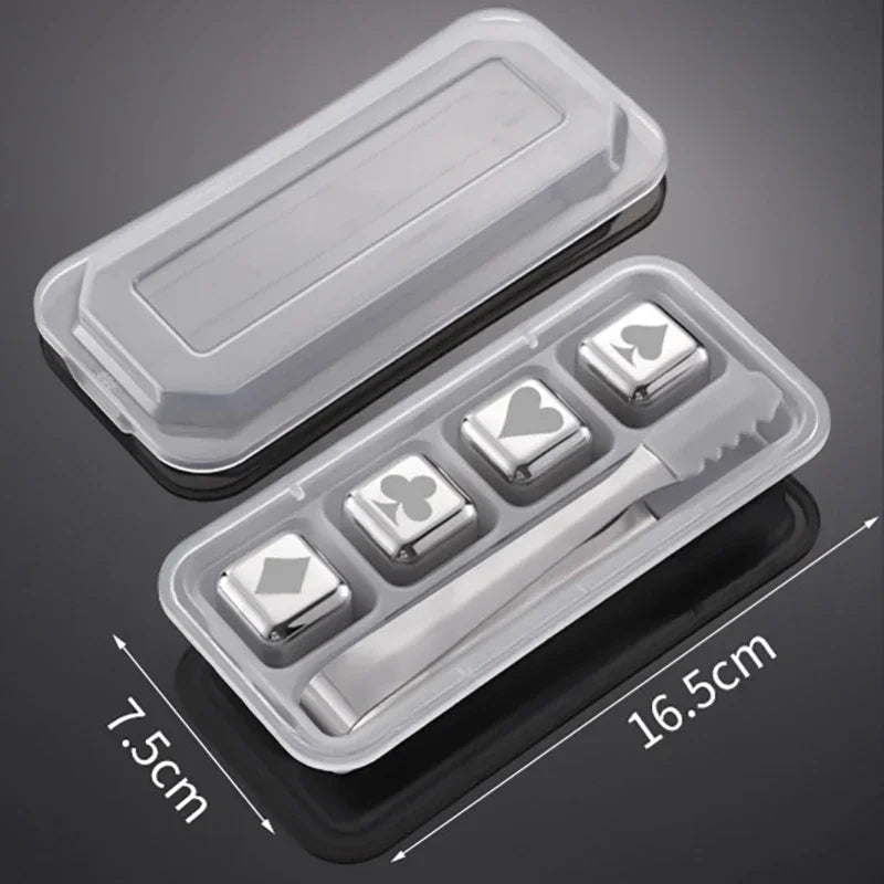 Poker 4pc SilverClip