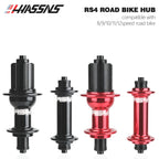 HASSNS PS4 Road Bike Hub Freehub Cube Speed Hub 20 And 24 Holes Bicycle Bushings Rear Cube Cycling 24h 20h Freehub 8/9/10/11/12S