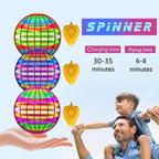 Flying Ball Boomerang Flyorb Magic With LED Lights Drone Hover Ball Stress Release Flying Spinner Fidget Toys Kids Family Gifts