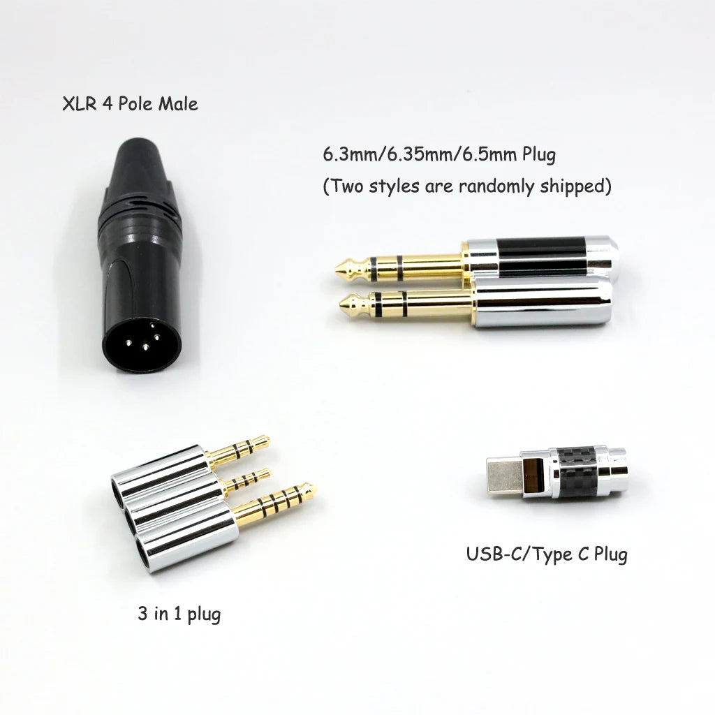 99% Pure Silver Palladium Graphene Floating Gold Cable For Beyerdynamic T1 T5P II AMIRON HOME Kennerton M12S LN008339